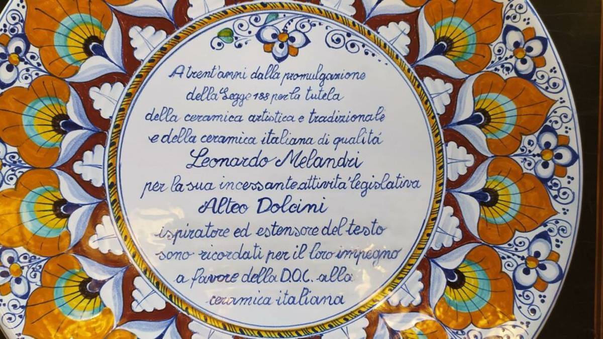 Melandri, Dolcini e la legge per tutelare la ceramica, 30 anni dopo