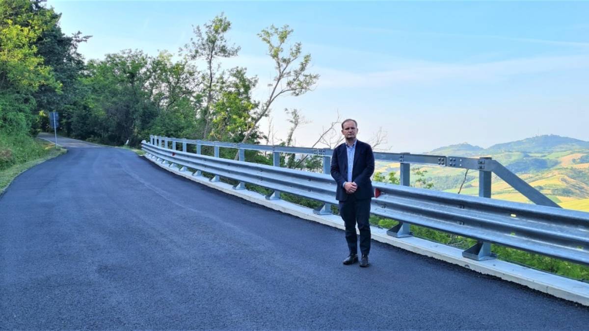 Meldola, completata la messa in sicurezza della strada Palareto-Teodorano