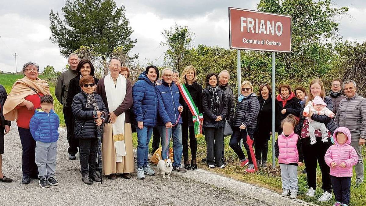 Coriano riporta alla luce la frazione di Friano