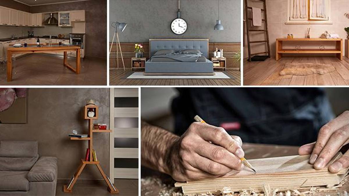 Il legno come materiale per arredare casa grazie a Lucendi