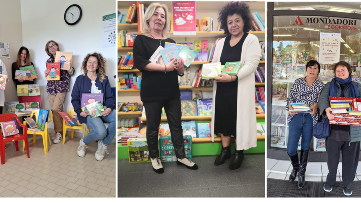 Librerie e condomini di Cesenatico e Cesena donano 90 libri alla Pediatria di Comunità
