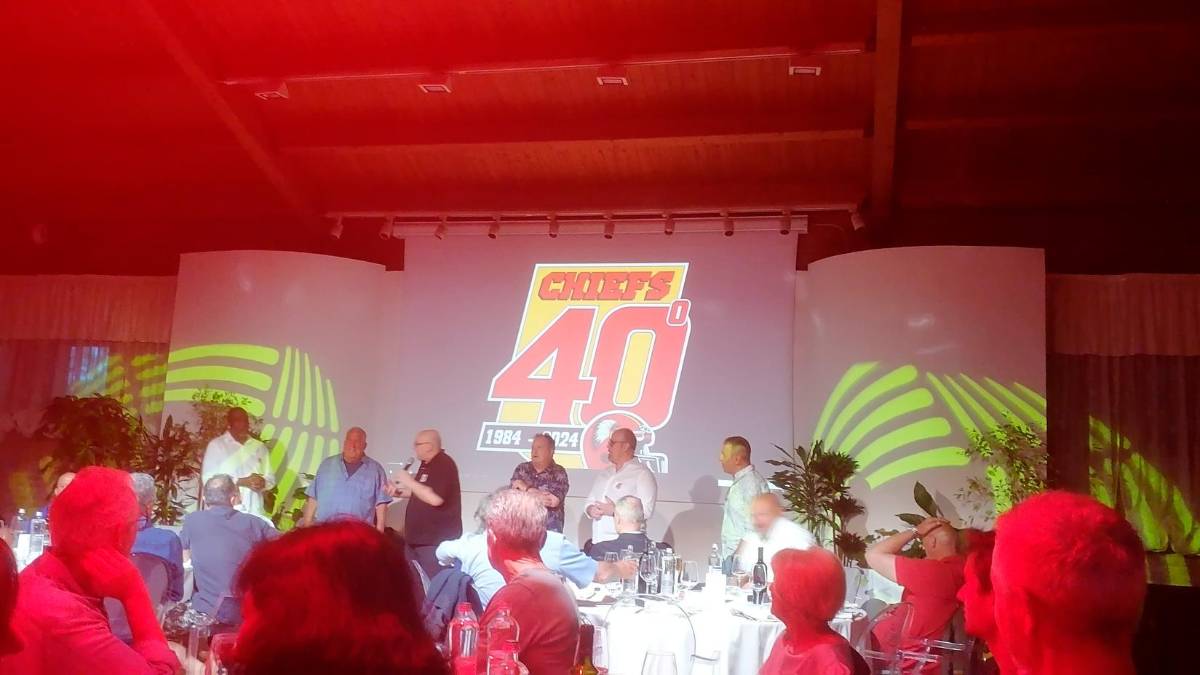 Ravenna, cena del quarantennale dei Chiefs alla vigilia di appuntamenti nazionali per il football al Benelli