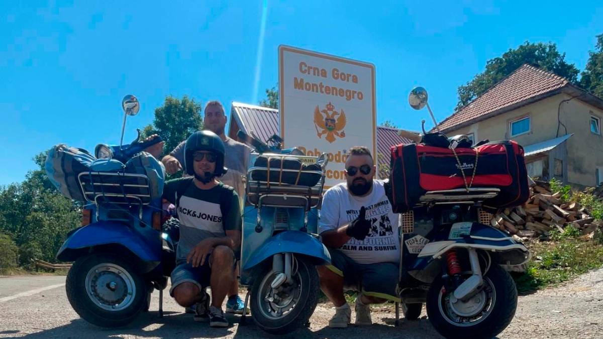Da Cesena e Longiano in viaggio per 6 Stati con delle Vespa anni ‘80