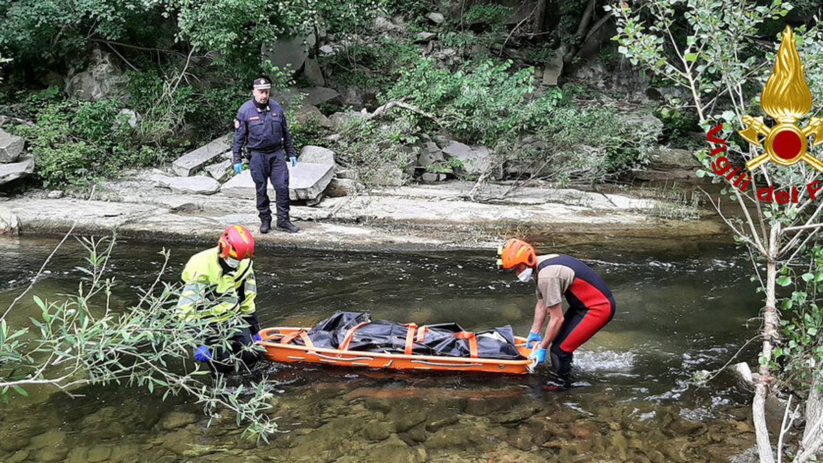 Galeata, daino ferito nel fiume salvato dai vigili del fuoco