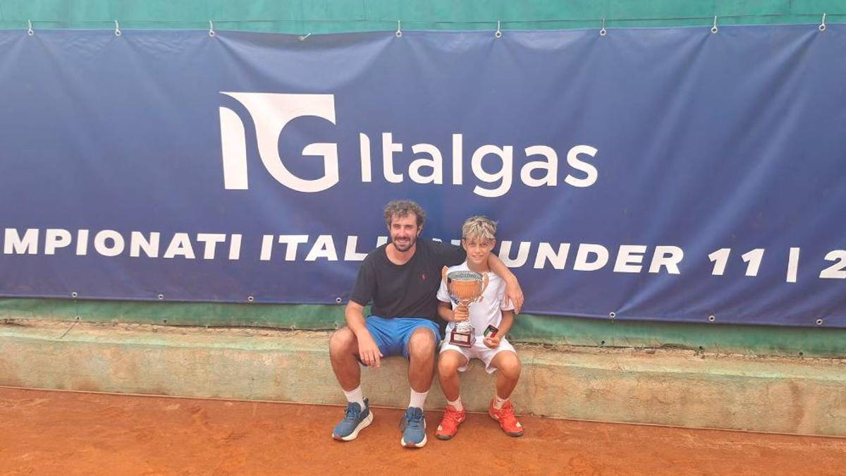 Tennis, tricolori Under 11: Mattia Sena campione