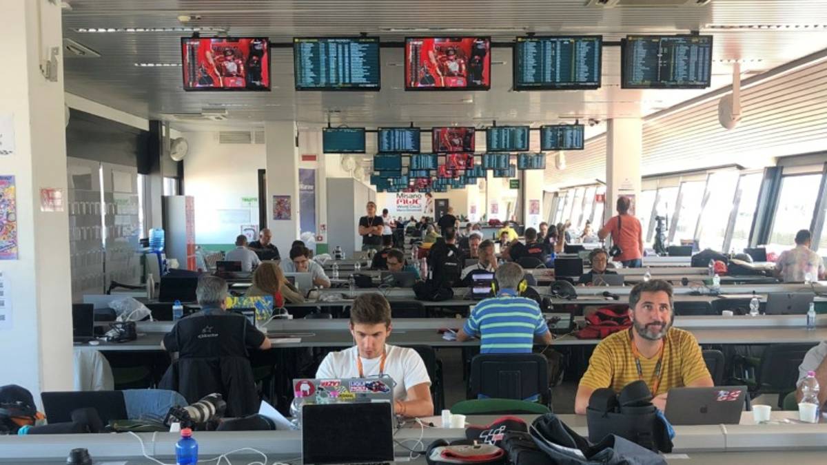 MotoGp, quasi 200 giornalisti da tutto il mondo in sala stampa a Misano