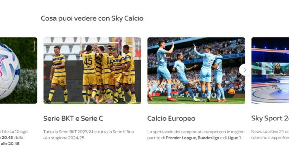 Calcio, la Serie C 2023-24 in tv nel pacchetto Sky Calcio a 14,90 euro al mese