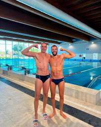 Matteo Soragna e Gregorio Paltrinieri ad ad AcquaRimini