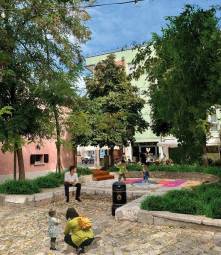 Piazza delle Conserve render