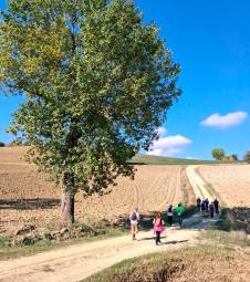 I camminatori sulle colline nei pressi di Passano di Coriano