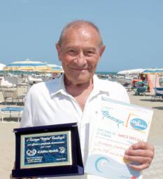 Giuseppe Cambiaghi, per tutti Peppino, fedelissimo turista di Rivabella