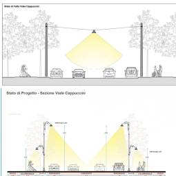 Imola, finalmente una nuova illuminazione in viale Cappuccini