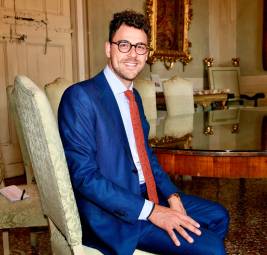 L’assessore alla Cultura Giacomo Gambi riconfermato per il secondo mandato è il più giovane assessore della giunta Panieri bis (foto Mmph)