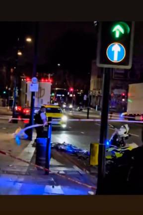 La zona del tragico incidente