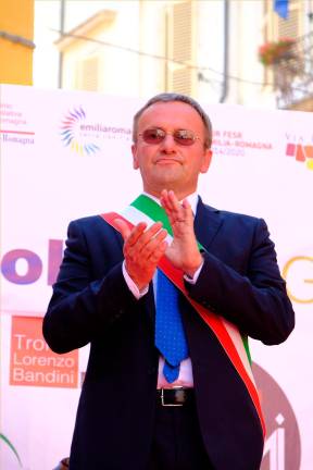 Il sindaco di Brisighella Massimiliano Pederzoli