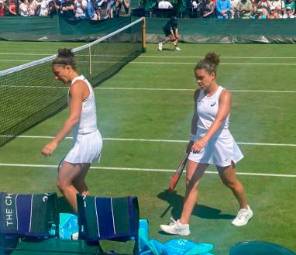 Sara Errani e Jasmine Paolini (foto Gualdi)