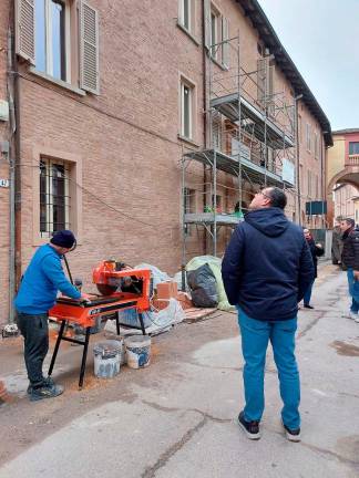 Bagnacavallo, avanzano i lavori Pnrr a Palazzo Abbondanza