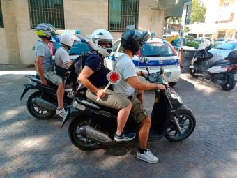 Gli agenti in borghese motorizzati di Bell’Aria e Igea Marina
