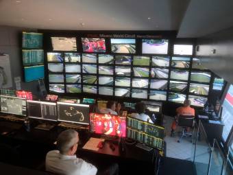 La Race Control del Misano World Circuit comprende 41 monitor per tutti i vari punti del circuito