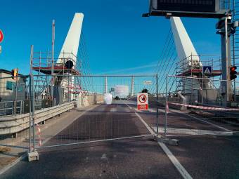 Il cantiere al ponte mobile (Fiorentini)