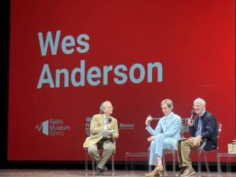Il direttore della cineteca di Bologna Gian Luca Farinelli, Wes Anderson e l’interprete