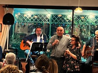 Un momento della serata