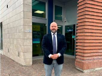 Il direttore della Filiale della Zona Industriale della Banca di Imola Flaminio Fiumi