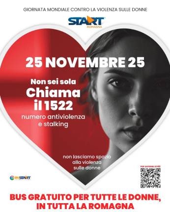 Il 25 novembre bus gratis in Romagna per tutte le donne