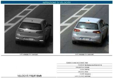 Riccione, ai 119 all’ora col limite ai 50. Il Comune: “Azzerati gli incidenti mortali grazie ai controlli sulla velocità”