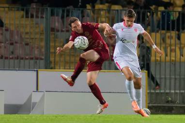 Il bomber giallorosso Manuel Fischnaller nella passata stagione
