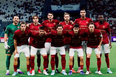 L’undici iniziale di Reggio Emilia (foto Chianese/Ravenna Fc)