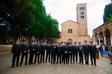I Carabinieri premiati (foto Massimo Fiorentini)