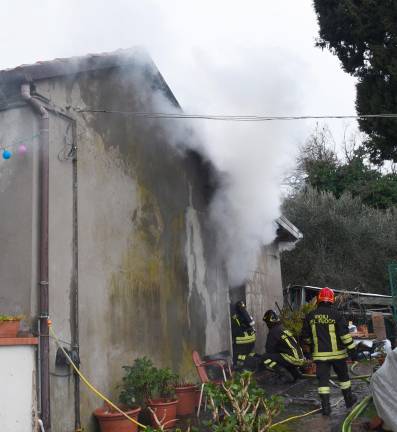 Coriano, incendio in una casa: 71enne intossicato - Gallery