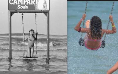 Rimini, torna a dondolare l’altalena in riva al mare al Bagno 24