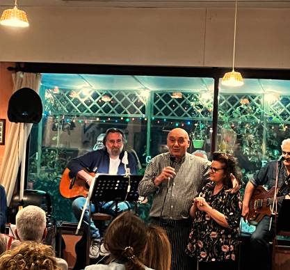 Un momento della serata