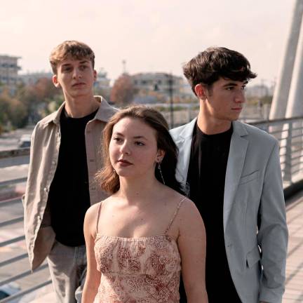 La band dei Neida: a sinistra c’è Cristian Maggioli