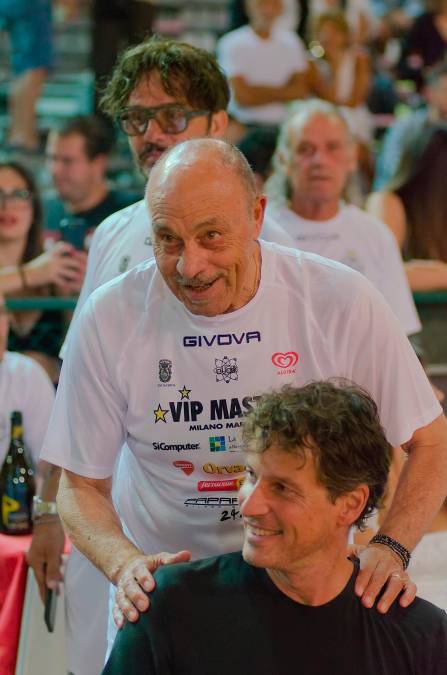 Franco Causio e Patrick Baldassari