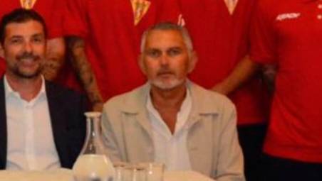 Il responsabile del settore giovanile Cono Fusco (a destra) alla presentazione della squadra