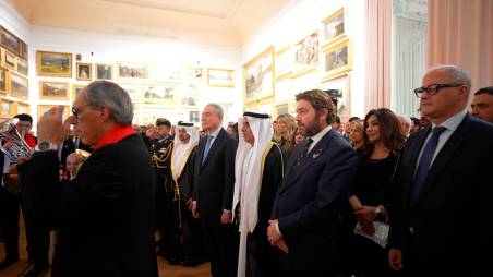 Un momento delle celebrazioni in ambasciata