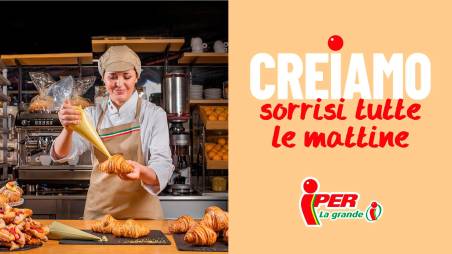 Iper La grande i con “Creiamo” svela l’arte del croissant, preparato ogni giorno nei suoi laboratori a vista