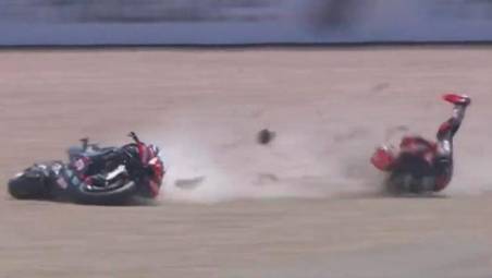 MotoGp, Marco Bezzecchi cade e viene portato all’ospedale