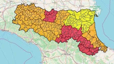 “Venti di tempesta sull’Appennino romagnolo”: sabato 2 dicembre allerta rossa