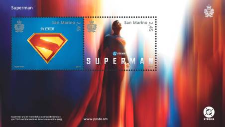 San Marino, omaggio a Superman con un francobollo