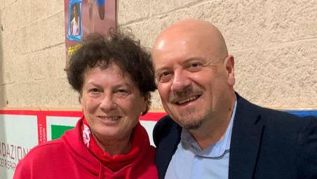 Il nuovo presidente Davide Drei e il vicepresidente Giuliana Amici