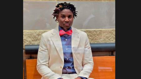 Louis Dassilva oggi in aula (Migliorini)