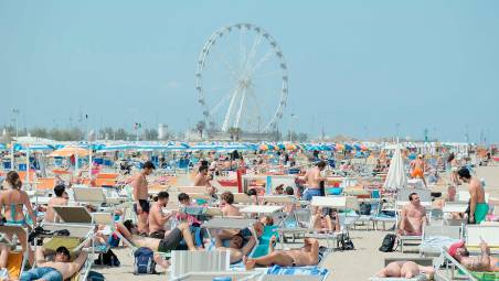 Rimini ancora nettamente prima per numero di pernottamenti dei vacanzieri