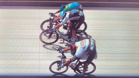 Il fotofinish “avverso” a Malucelli