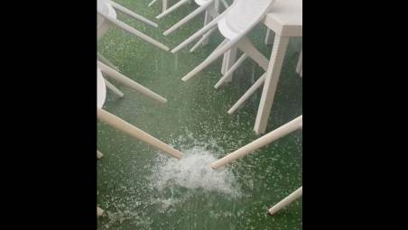 Grandinata e acqua a catinelle sul Monte Fumaiolo VIDEO