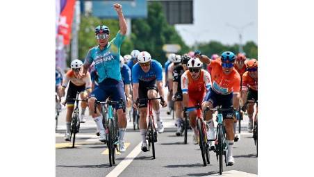 Ciclismo, per Malucelli un fantastico bis vincente in Cina
