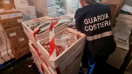 Pesce conservato male: multe e sequestri in tutta la Romagna